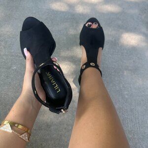 NEW LILLIANA HIGH HEEL Block Sandals with Eyelet Rings
